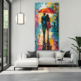 Painting by Numbers Panoramic Couple Under The Umbrella